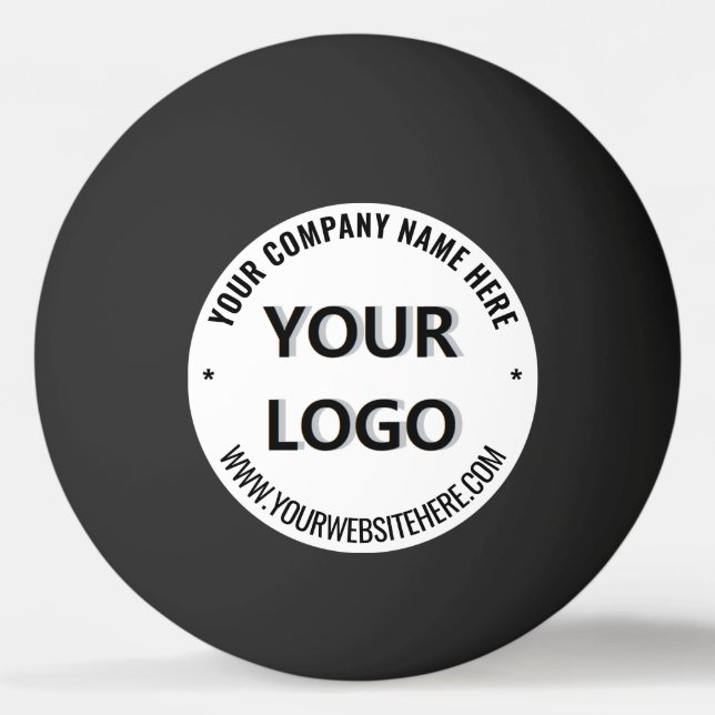 Create Your Own Branded Ping Pong Balls Template (Back)