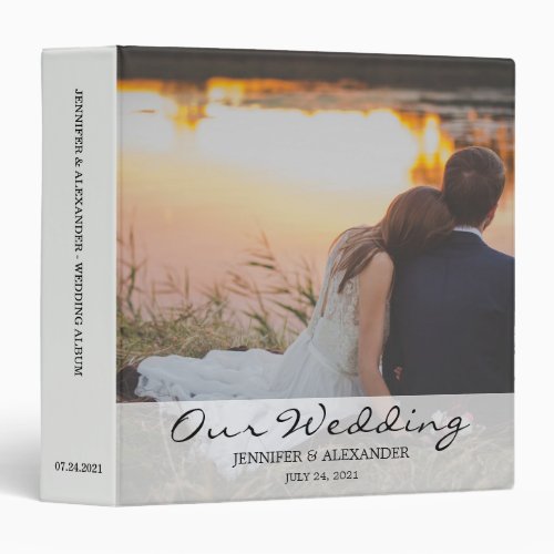 Create your own bride and groom photo wedding 3 ri 3 ring binder