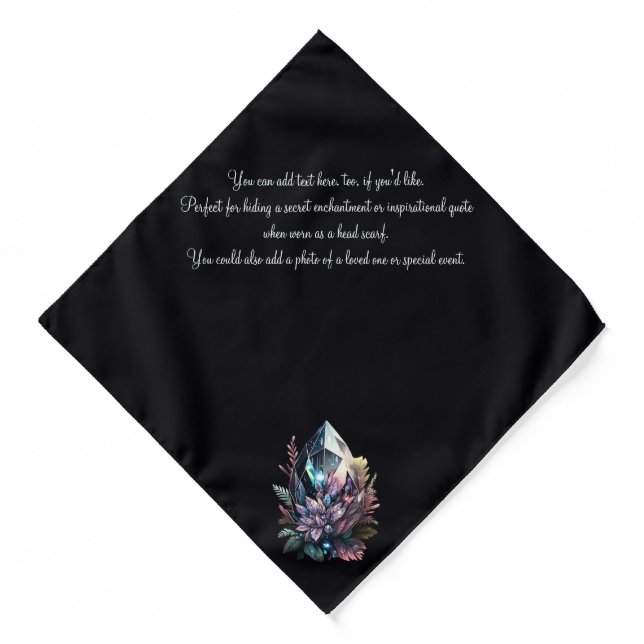 Create Your Own Bright Crystals Bandana (Front)