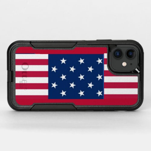 Create Your Own Broad Stripes and Bright Stars OtterBox Commuter iPhone 11 Case
