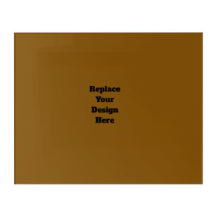 Create Your Own Brown Acrylic Print