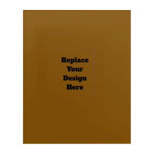 Create Your Own Brown Acrylic Print