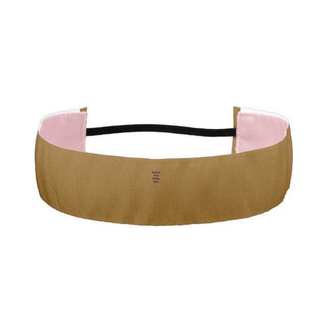 Create Your Own Brown Athletic Headband (Front)
