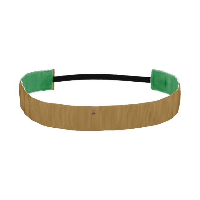 Create Your Own Brown Athletic Headband (Front)