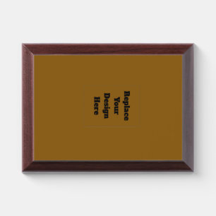 Create Your Own Brown Award Plaque