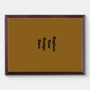Create Your Own Brown Award Plaque