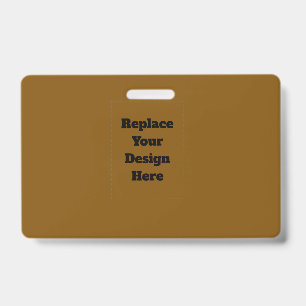 Create Your Own Brown Badge