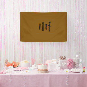 Create Your Own Brown Banner