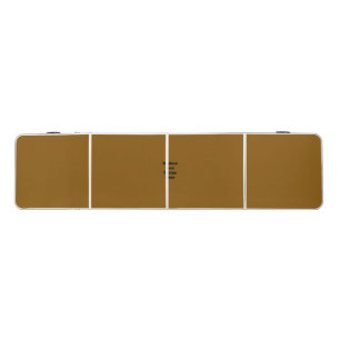 Create Your Own Brown Beer Pong Table