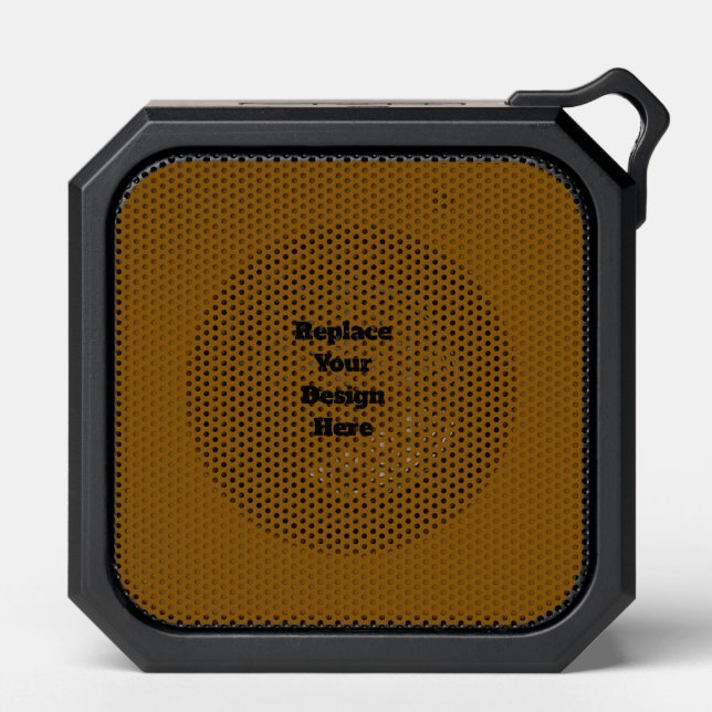 Create Your Own Brown Bluetooth Speaker (Front)