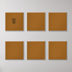 Create Your Own Brown Canvas Photo Tile