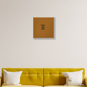 Create Your Own Brown Canvas Photo Tile