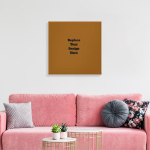 Create Your Own Brown Canvas Print