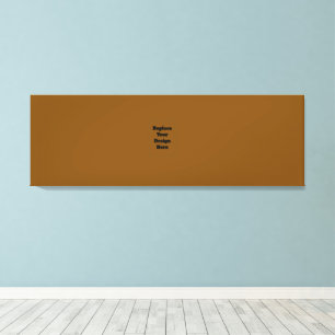 Create Your Own Brown Canvas Print