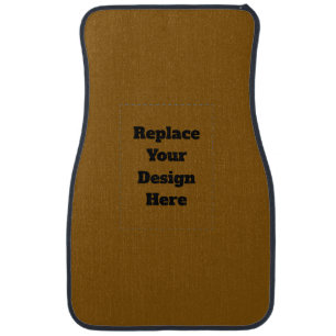 Create Your Own Brown Car Floor Mat