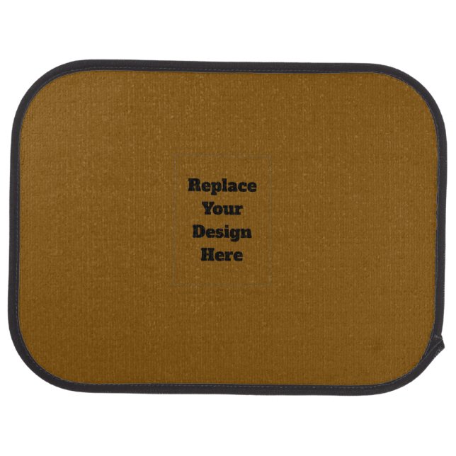 Create Your Own Brown Car Floor Mat (Rear)