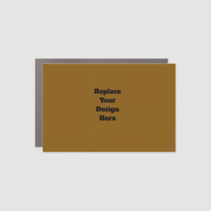 Create Your Own Brown Car Magnet