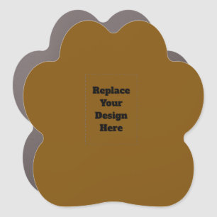 Create Your Own Brown Car Magnet