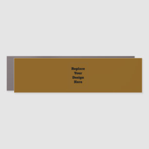 Create Your Own Brown Car Magnet