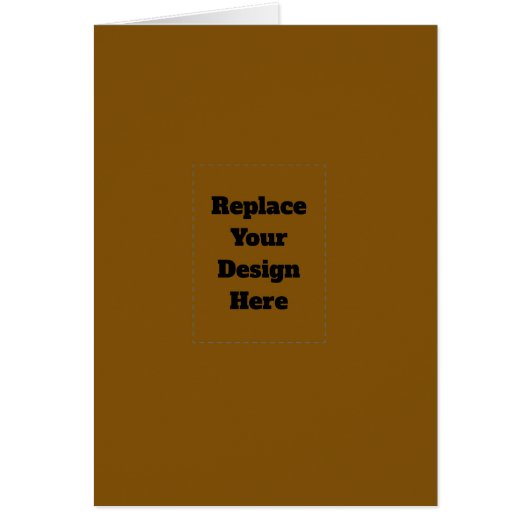 Create Your Own Brown Cards (Front)
