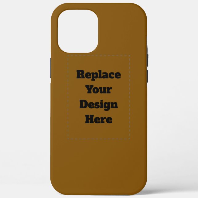 Create Your Own Brown Case-Mate iPhone Case (Back)