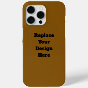 Create Your Own Brown iPhone 15 Pro Max Case