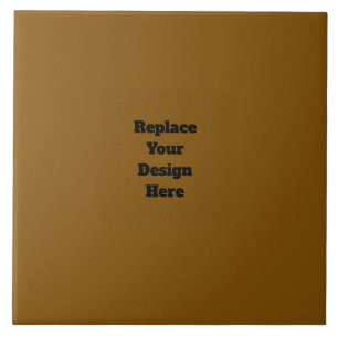 Create Your Own Brown Ceramic Tile