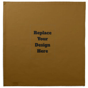 Create Your Own Brown Cloth Napkin