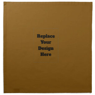 Create Your Own Brown Cloth Napkin