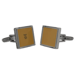 Create Your Own Brown Cufflinks