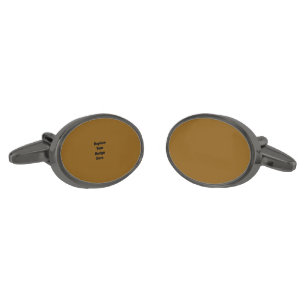 Create Your Own Brown Cufflinks