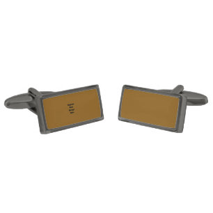 Create Your Own Brown Cufflinks