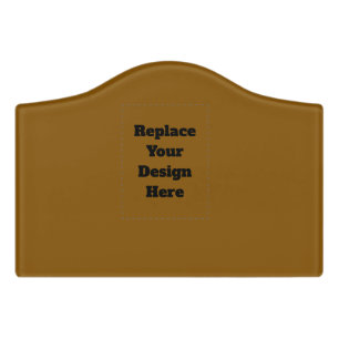 Create Your Own Brown Door Sign