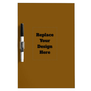 Create Your Own Brown Dry Erase Board