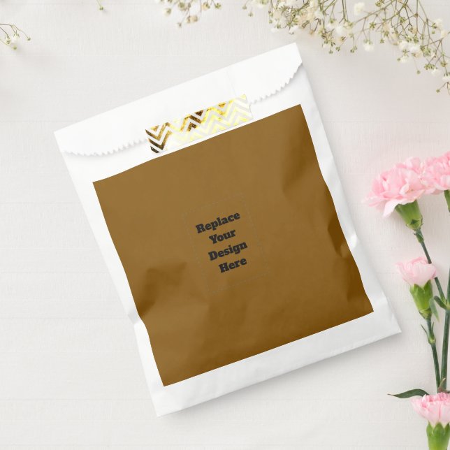 Create Your Own Brown Favor Bag (Sealed)