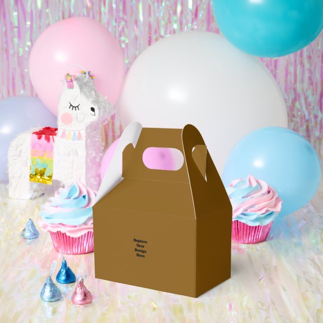 Create Your Own Brown Favor Boxes (Party)