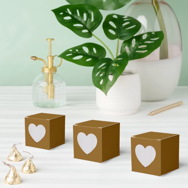 Create Your Own Brown Favor Boxes (Multiple)