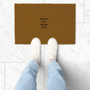 Create Your Own Brown Fiber Doormat