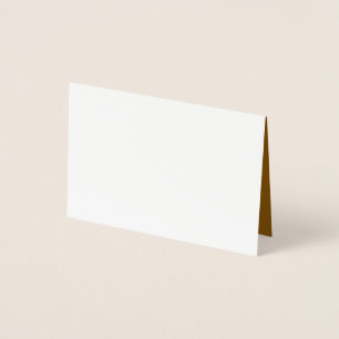 Create Your Own Brown Foil Card