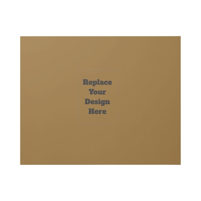 Create Your Own Brown Gallery Wrap (Front)