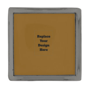 Create Your Own Brown Gunmetal Finish Lapel Pin