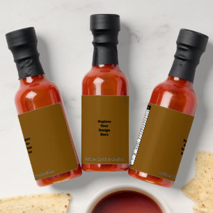 Create Your Own Brown Hot Sauces