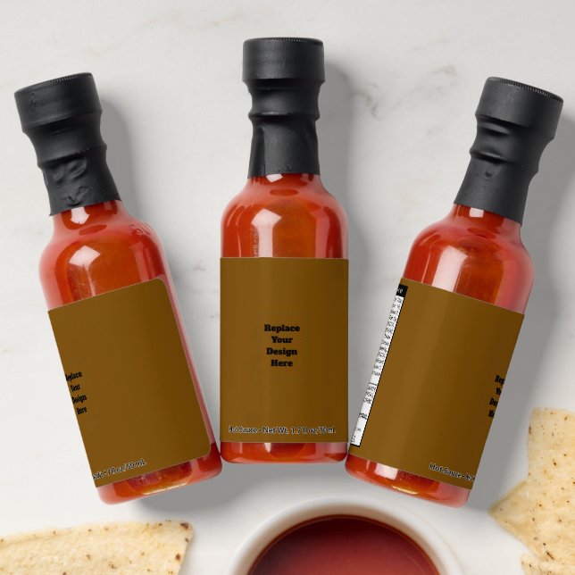 Create Your Own Brown Hot Sauces (Laydown)