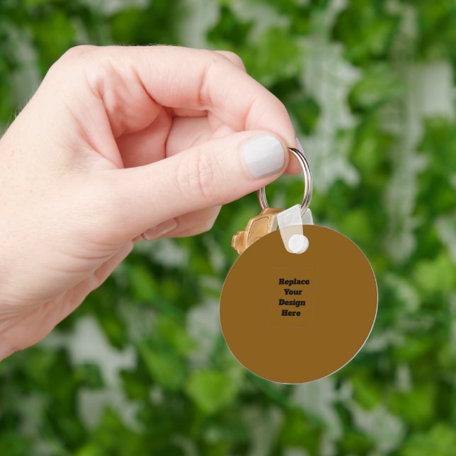 Create Your Own Brown Keychain (Hand)
