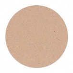 Create Your Own Brown Kraft Paper Print Classic Round Sticker<br><div class="desc">Create your very own personalized sticker. Upload fun images cool designs inspirational text or even your company's logo. With this easy to use design tool it is as simple as that to make your image stick in someone's mind. Click personalize, you can easily add a photo or graphic here -...</div>
