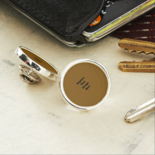 Create Your Own Brown Lapel Pin