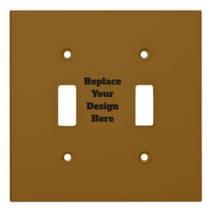 Create Your Own Brown Light Switch Cover