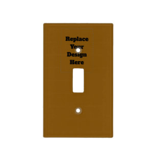 Create Your Own Brown Light Switch Cover