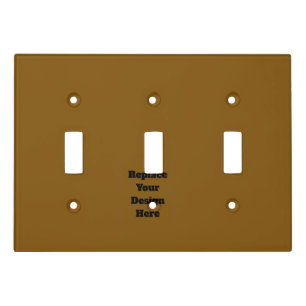 Create Your Own Brown Light Switch Cover