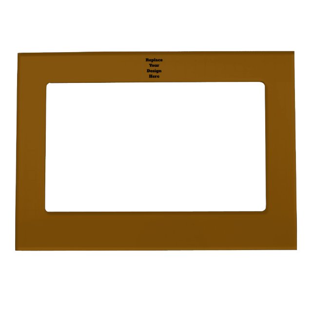 Create Your Own Brown Magnetic Frame (Front)